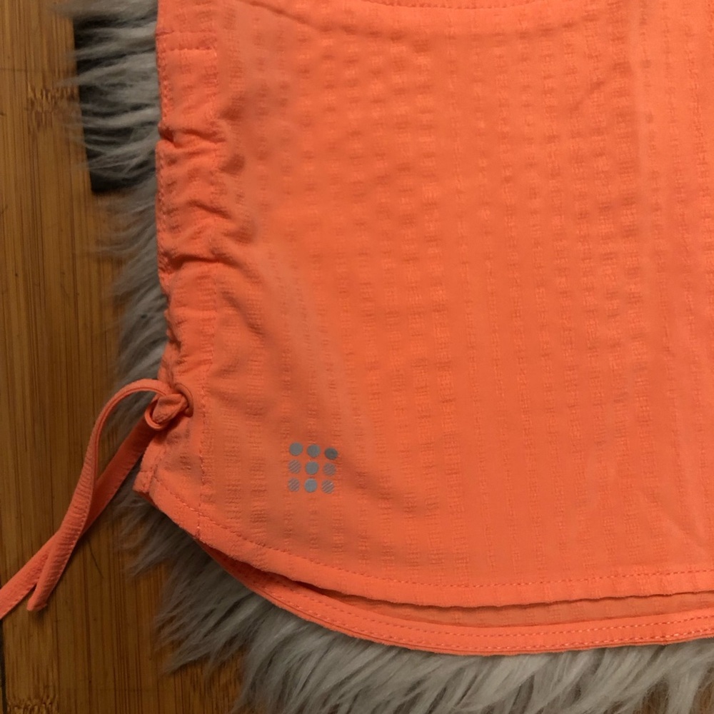 Title Nine Athletic Speed Racer Seersucker Coral Orange Tunic Dress size M - Picture 7 of 14